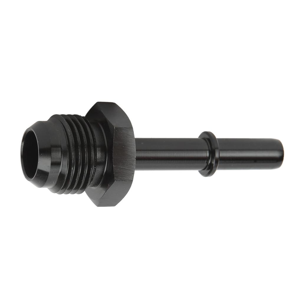 Quick Disconnect EFI Fitting Adapter Push On Aluminum Alloy Black Anodized Finish for Fuel Filter Rail Feed Port