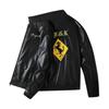 F Racing Suit New A Rafa Embroidery Premium PU Leather Jacket Locomotive Jacket Men's and Women's Autumn and Winter Embroidery American Tooling