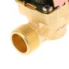Electric Solenoid Valve, 1/2" DC 12V Normally Closed Brass Electric Solenoid Valve for Water Control