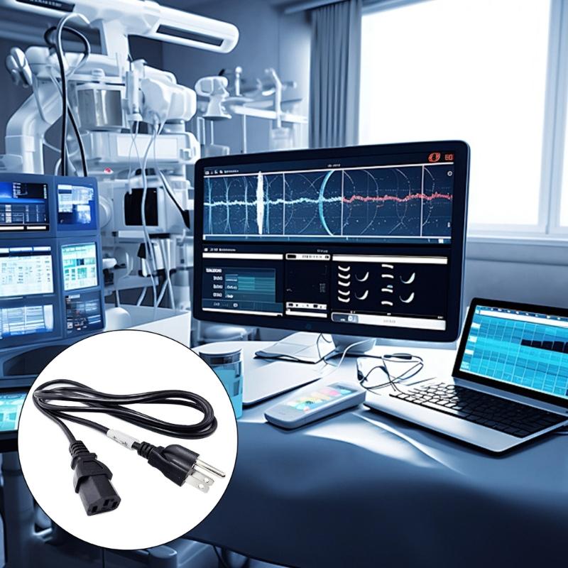 Heavy Duty 3 Prongs Plugs Power Cable Featuring 0.824mm² Coppers Wire And Plastic Housing For Home Appliances