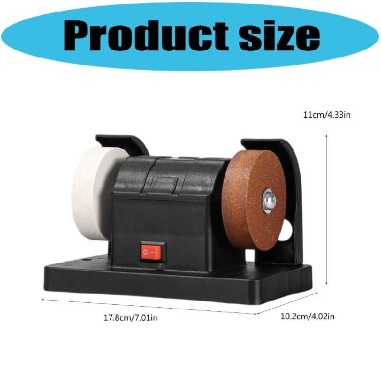 Desktop Grinder 100W Power Stepless Variable Speed For Professional Metal Polishing Wood Carving DIY Projects
