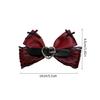 Elegant Bow 2000s Black Balletcore Hair Clip Elaborate Flat Clip Balletcore