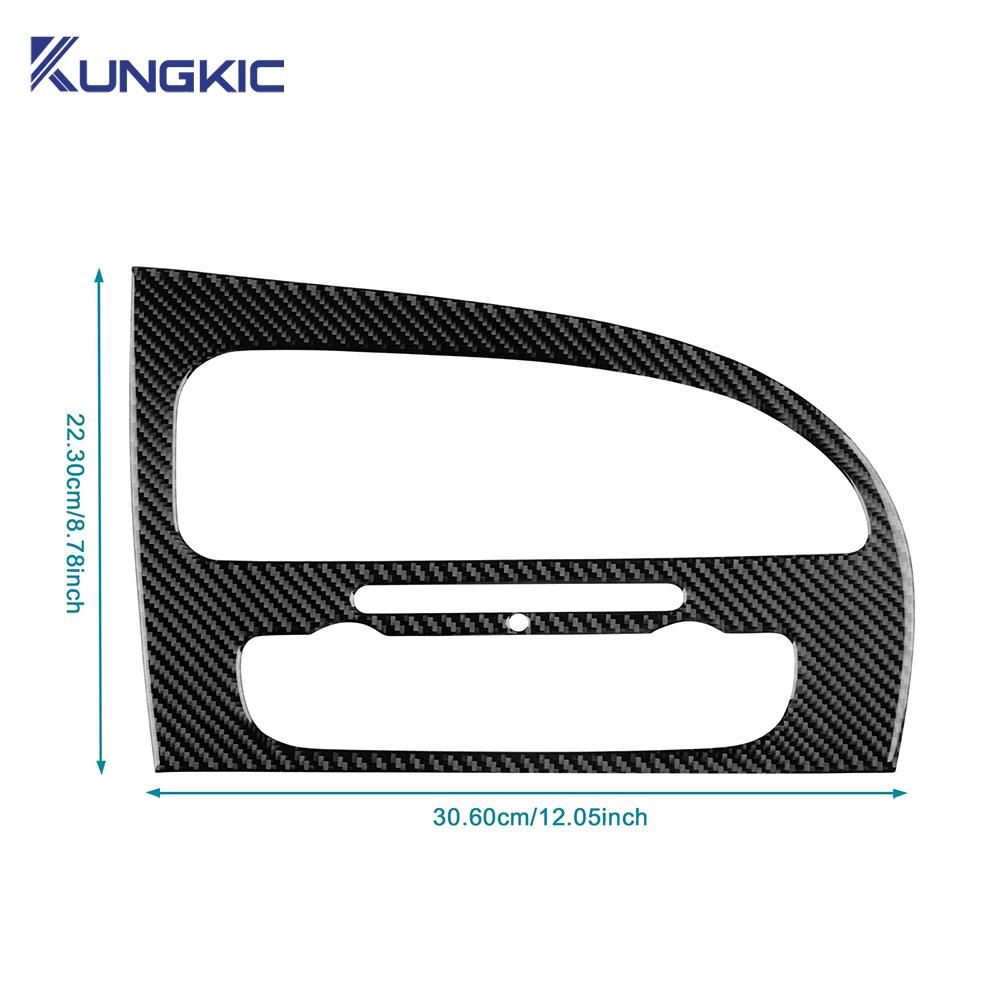 Gjbn8 Real Soft Carbon Fiber Sticker For Seat Leon 2005 2006 2007 2008 2009 2010 2011 2012 LHD RHD Car Instrument AC Panel Accessories