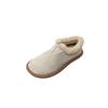 Shoes Women's Flat-soled Lazy Shoes with One Pedal, New Autumn and Winter Plush Warm Fluffy Shoes