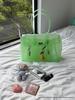 2026 Women's Waterproof TPU Jelly Handbag - Fashionable Lock Buckle Tote for Beach & Everyday Use