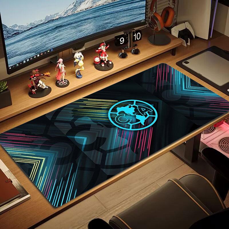 Club America Large Size Mouse Pad Large Gaming Table Cushion Non-slip Laptop Tablet Big Mousepad XXL Mat Mini PC Playmat With Lock edge