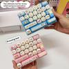 1Pcscute Cute 26 Key Stress Reducing Keyboard Creative Mechanical Healing Tool Popular Pendant Small Gift Accessories