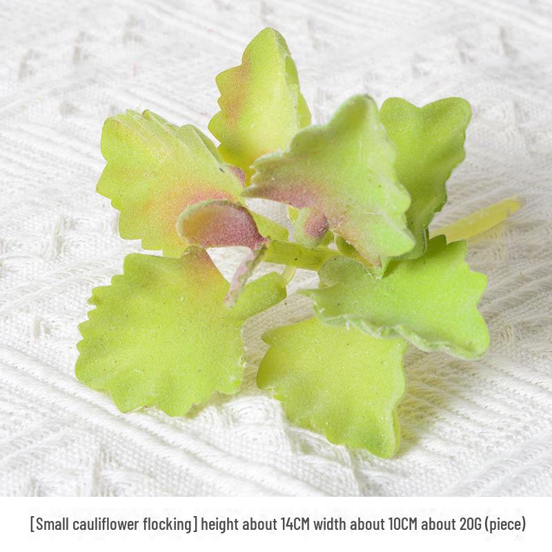 Mini Flocking Artificial Succulent Bonsai for DIY Wall Decor