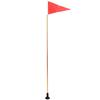 1.2M Kayak Safety Flag Track Mount Visibility Kit with Stable Base - Easy Installation Marine Accessories