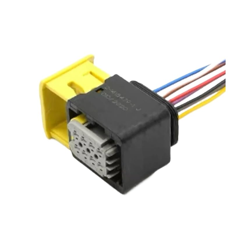 6 7 8 10Pin AMP TE Auto/Energy Sheath Electronic Connector Wiring Harness Plug 1-1418479-1 1564516 1-1703820-1(Yellow)