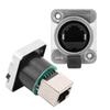 RJ45 rechtwinkliger Stecker wasserdicht rundes Isolatormaterial YTRJ45 Luftfahrtstecker