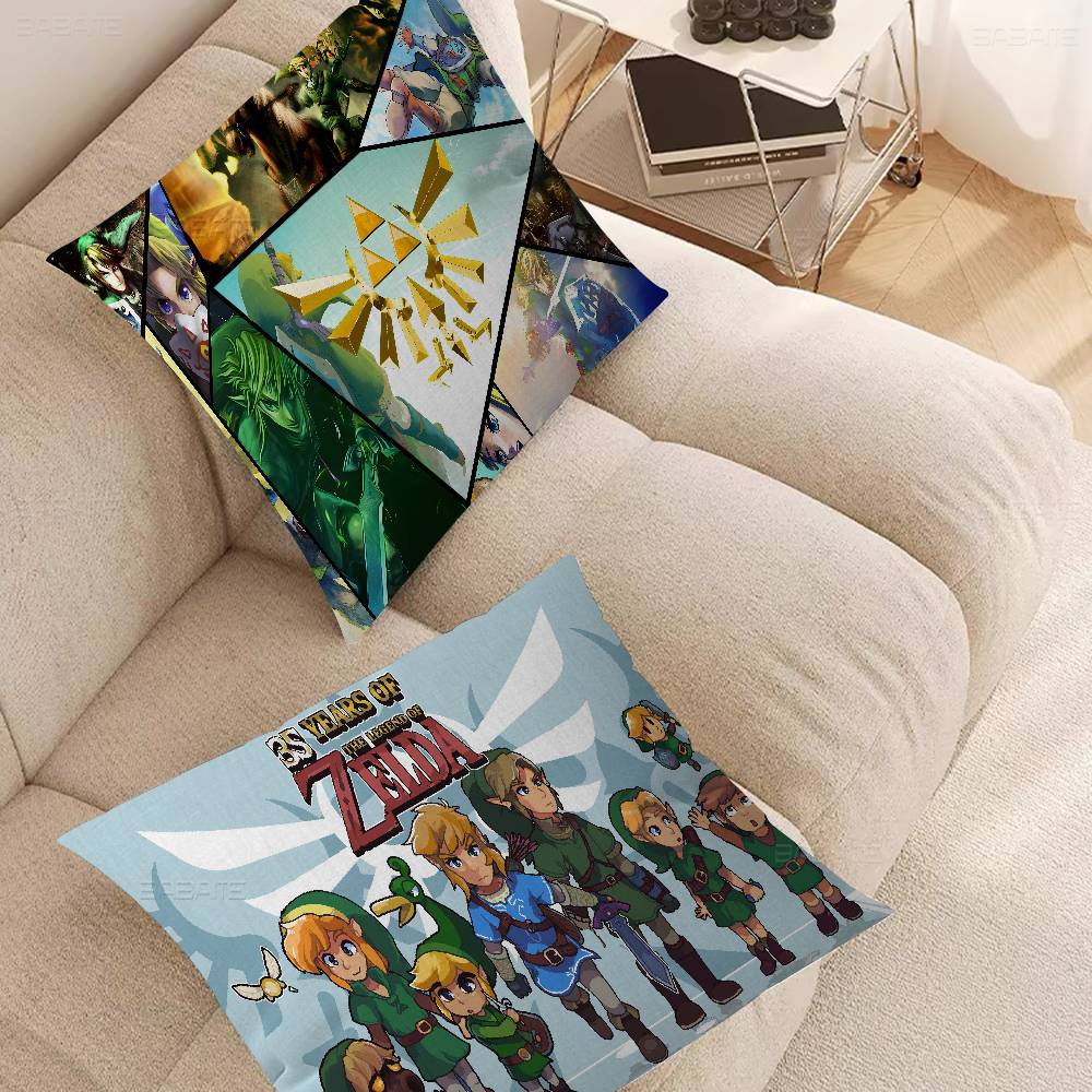Die Legende von Z-Zelda Spiel Kissenbezug Zoll Bauernhausdekor Heim Überwurf Kissenbezüge für Couch Dekorationen