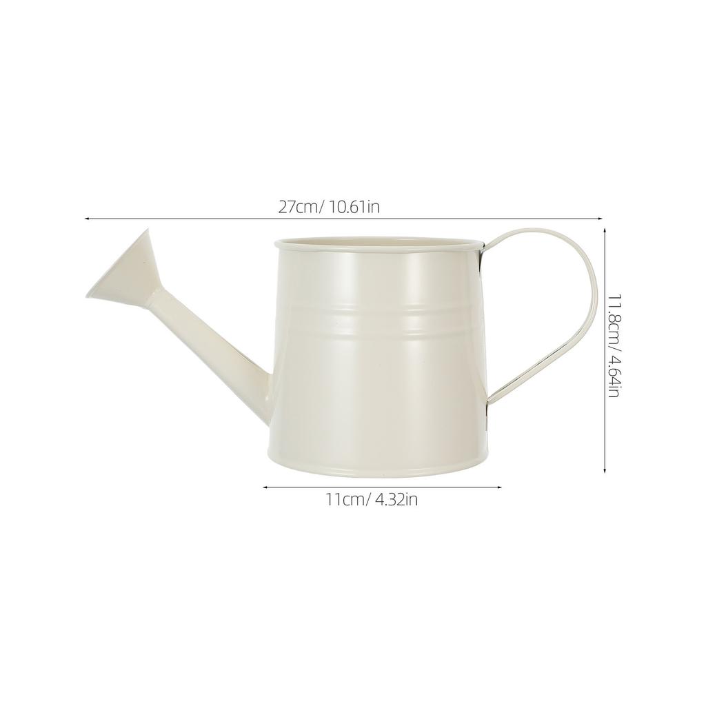 Lightweight Iron Watering Can with Comfortable Handle and Fine Sprinkler Nozzle for Houseplant Care Flower Watering Garden