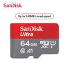 SanDisk Ultra 128GB Micro SD TF-kort SDXC U1 A1 Opptil 150MB/s 32GB 64GB 256GB 512GB Micro SD-kort SD/TF Flash-kort Minnekort For Telefon PC Nettbrett