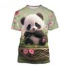 Kinderkleidung 3D-Druck Niedliche und Lustige Tiere Kurzarm Grafik-T-Shirts Jungen Mädchen Rundhals Oberteile T-Shirt Kinderkleidung