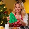 Christmas Tree Silicone Mold 6-Cavity Santa Claus Snowflake Cake Baking Mold Non-stick Christmas Fondant Mold For Thanksgiving
