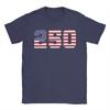 America    Unisexs T Shirts  Leisure Tees Short Sleeve Round Neck TShirt Cotton 4XL 5XL Tops