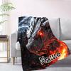 Black Dinosaur Customize Your Name Blanket Warm Comfortable And Soft Blankets Are Suitable For Home Lunch Break Blanket Office Sofa Sofa Gift To