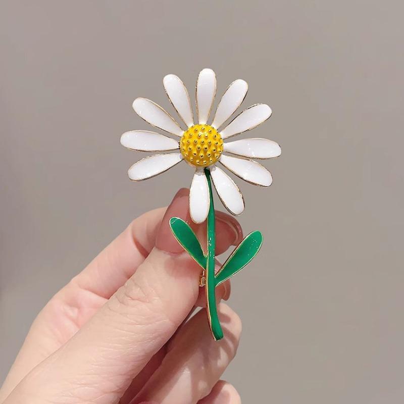 

Модная брошь «Маргаритка» для мужчин и женщин, универсальная и трендовая брошь «Подсолнух» с ощущением высокого класса