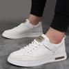 Fashion Casual Men's Shoes Lace Up Fashion Comfortable Shoe Men Sneakers 2024 Designer Genuine Leather Man Flats Male Chaussures