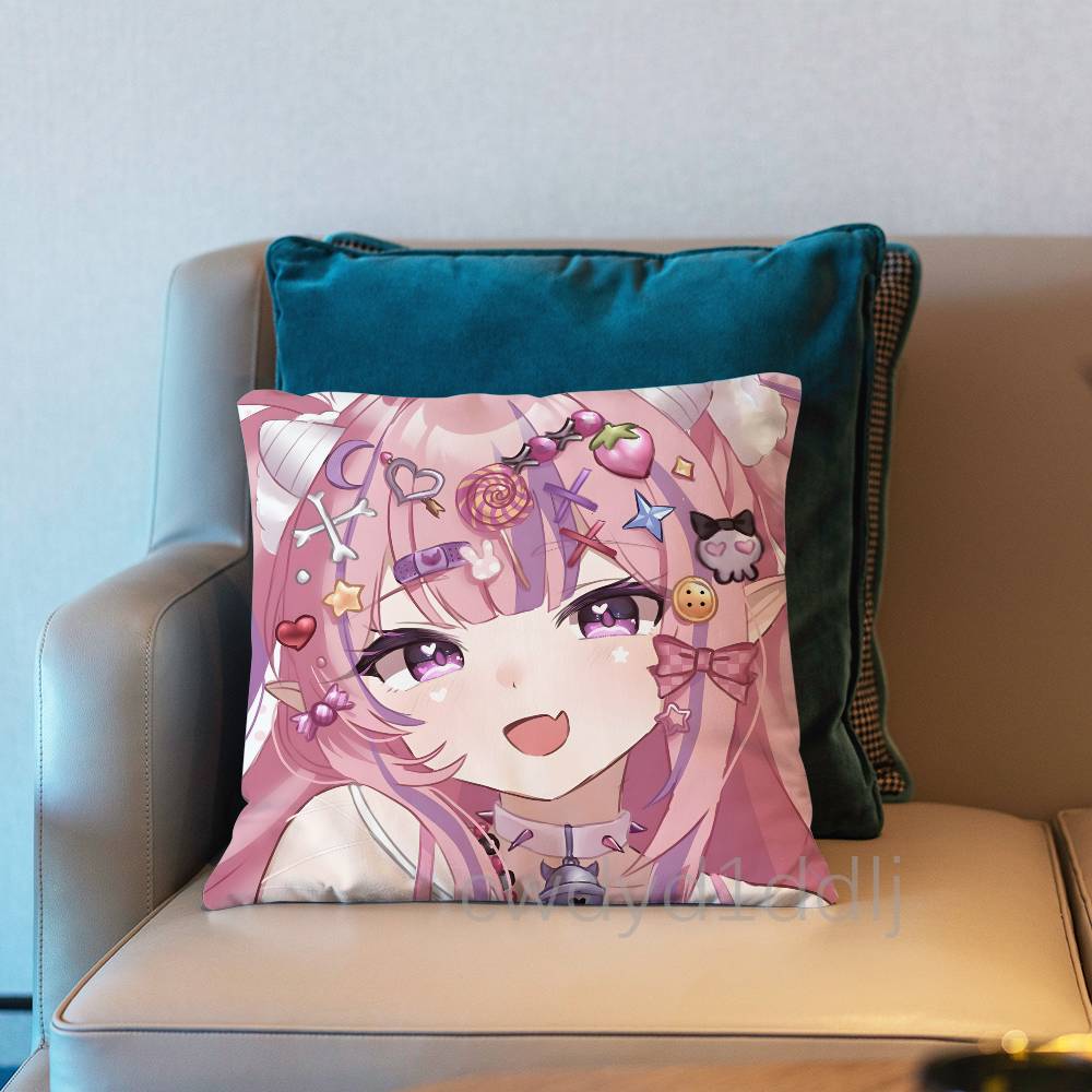 IIronmouse Vtuber Cushion Cover Pillow Cover Decor Pillowcase Printed Cushion Case For Couch