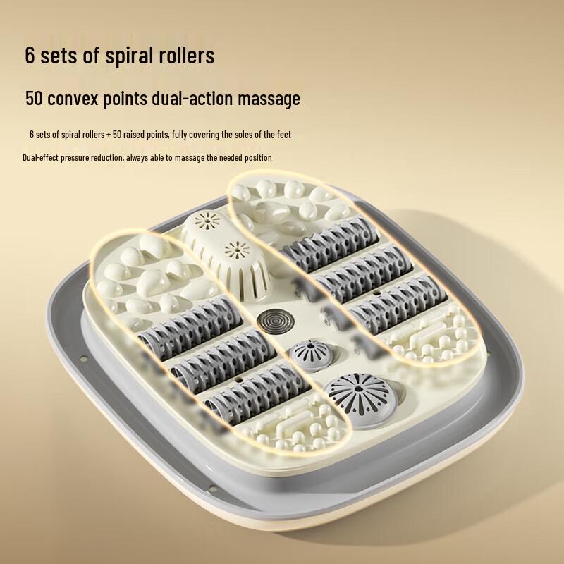 Misida Foldable Electric Heating Foot Spa Massager