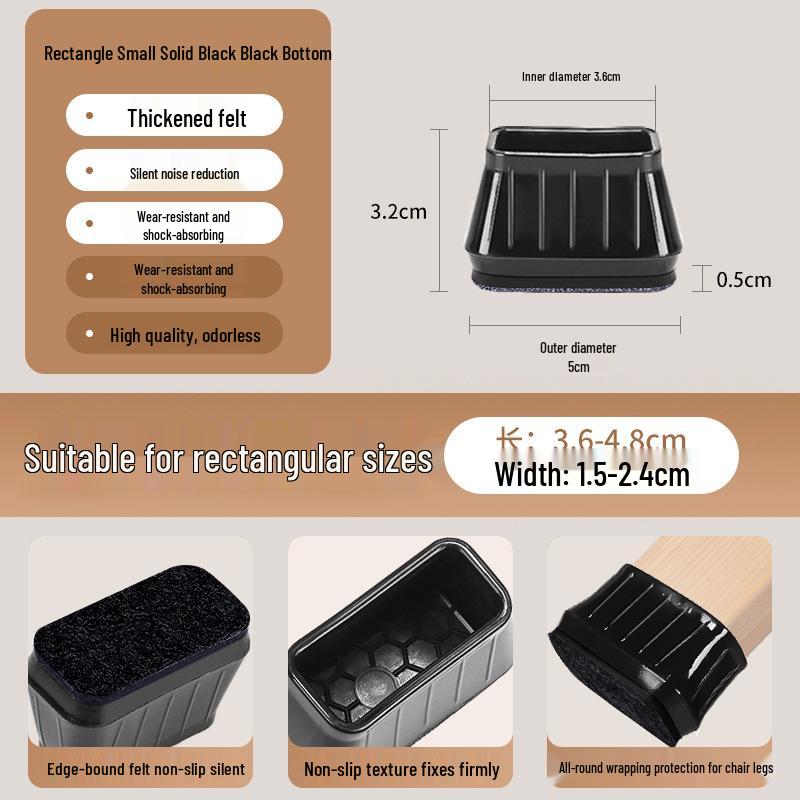 Silicone Chair and Table Leg Covers - Silent, Non-Slip Protection for Furniture