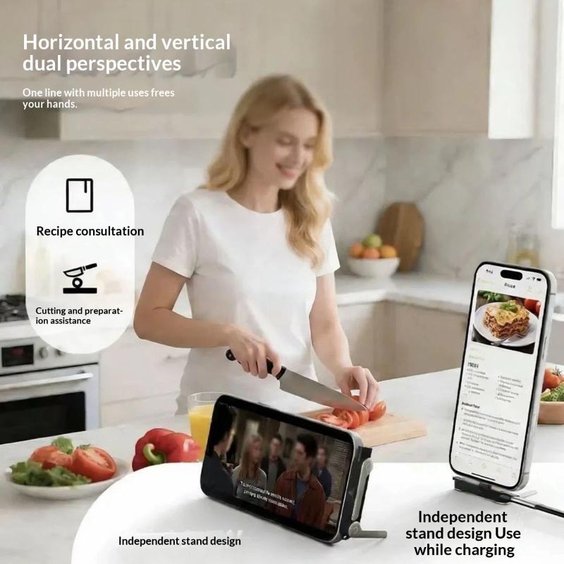 1/2/3 Τεμάχια Βάση Φόρτισης Κινητού Τύπου C USB Αντάπτορας Πολυλειτουργικός Αναδιπλούμενος Μετατροπέας 240W Μετατροπέας Γρήγορης Φόρτισης Με Βάση