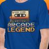 Arcade Legend Fun Retro Gaming T-shirt | Novelty Tee