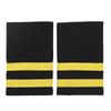 Captain Pilot Epaulets 1 Pair Professional Uniform Shoulder Straps with 1/2/3/4 Gold Silver Bar