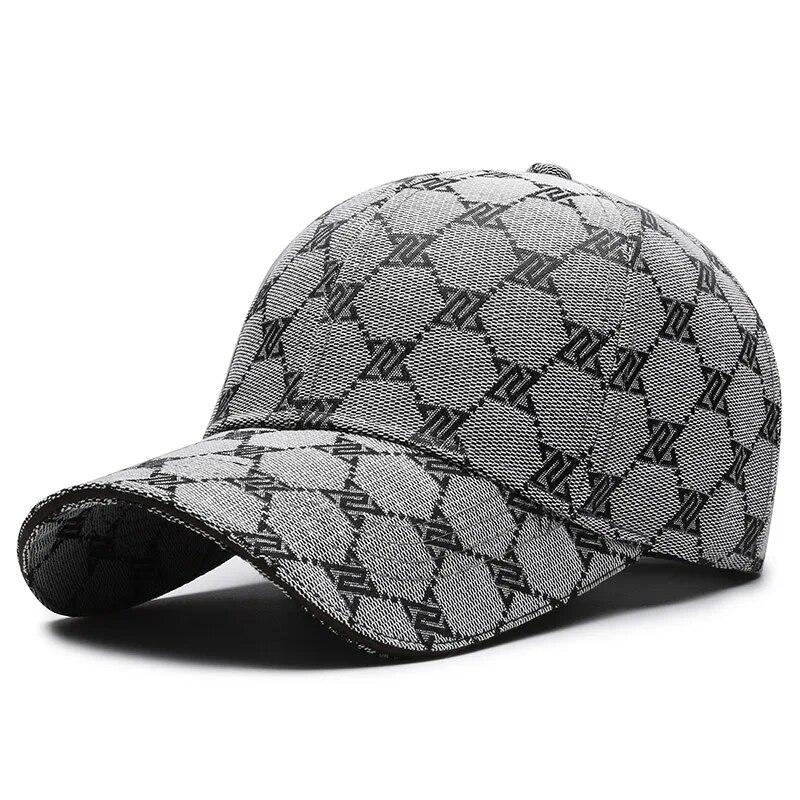 Four Seasons  Sunscreen Three-line Sewn Baseball Cap Men's And Women's Casual Cap Net Red Distressed 1841 Hat