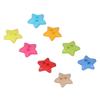 200Pcs Star Buttons Colorful Unique Design Cute Small Decorative Buttons for Sewing Decoration DIY Crafts