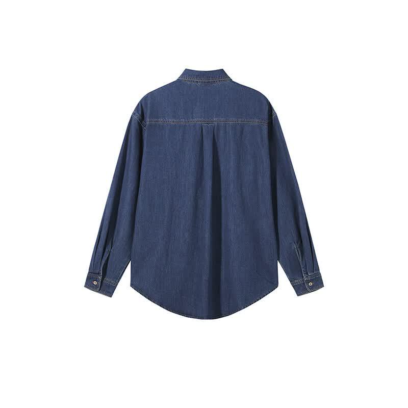 Men's Denim Long-Sleeve Shirt