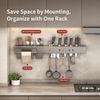 Thiened Kitchen Knife Ra Wall Mounted Chopstis Tube Storage Multi-Function Carbon Steel Kitchen Storage Organizer