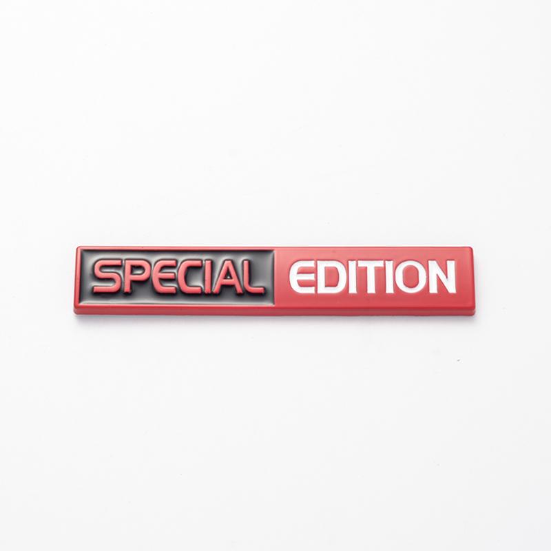 lsfc6 3D Metal Special Edition Logo Car Front Grille Emblem Rear Trunk Badge Decor Sticker For Toyota Ford Nissan Jeep Honda Opel Fiat