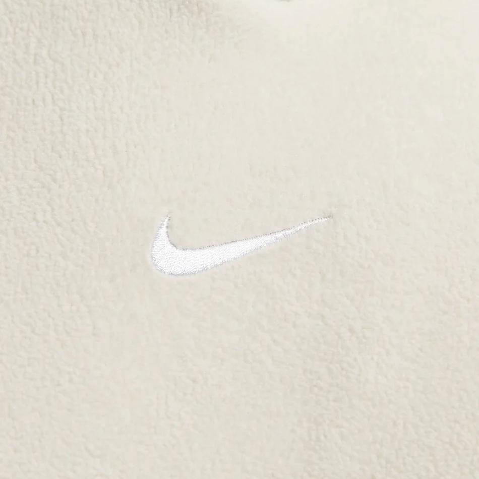 Nike Therma-Fit One Oversized Pullover Fleece Hoodie Women Hoodies Light-Brown White FV8077-104