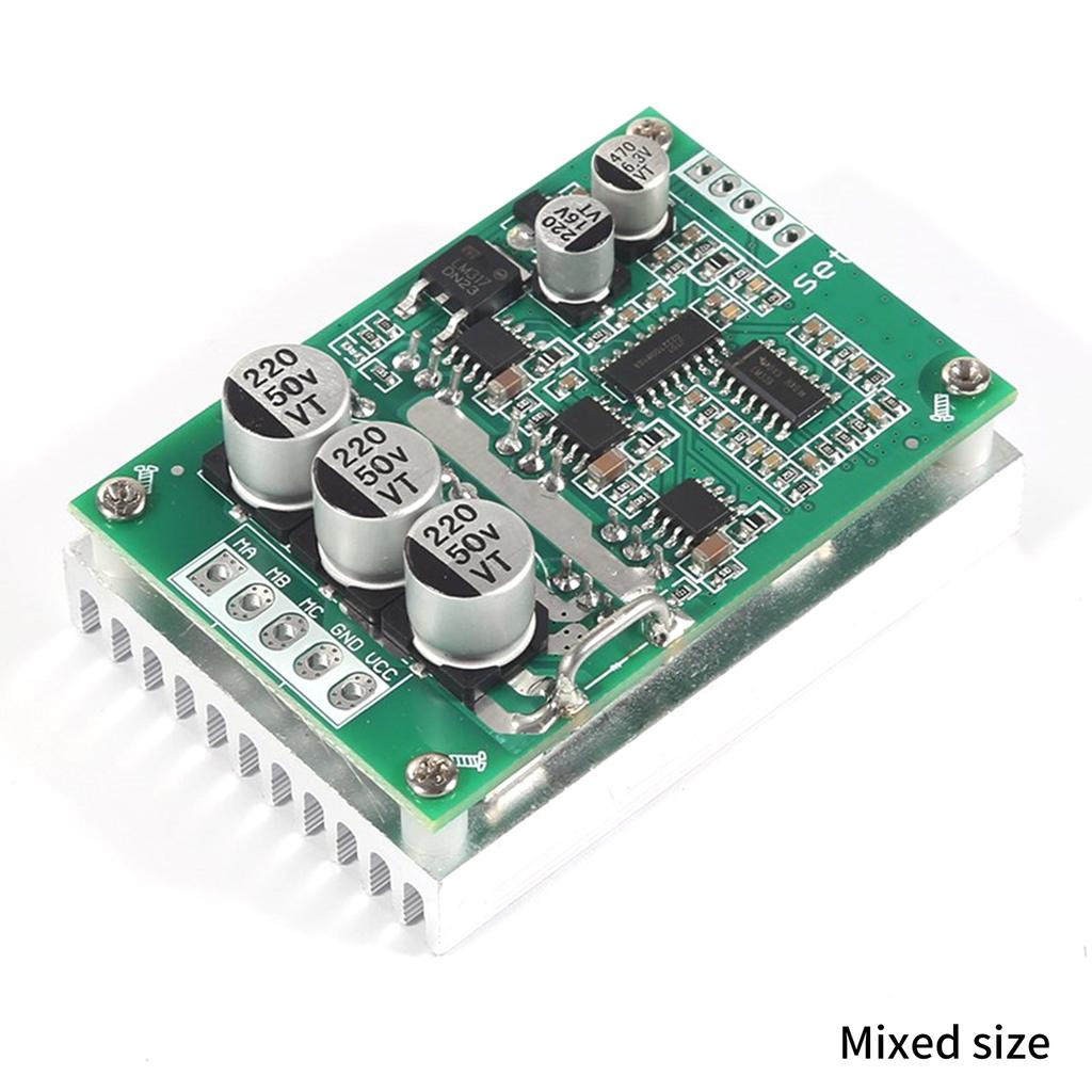 Effiziente bürstenlose Motorsteuerplatine DC12-36V Motortreiberplatine ohne Hall 500 W Hochleistungs-Beschleunigungssteuerplatine