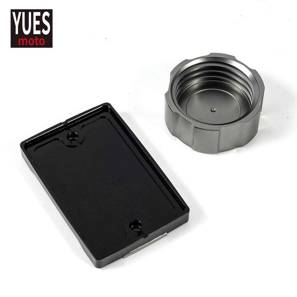 Motorcycle Accessories CNC Front & Rear brake Fluid Cylinder Master Reservoir Cover Cap For Yamaha XSR900 Tracer XSR 900