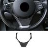For BMW X3 E83 2006-2010 Real Carbon Fiber Steering Wheel Decor Cover Trim 1PCS