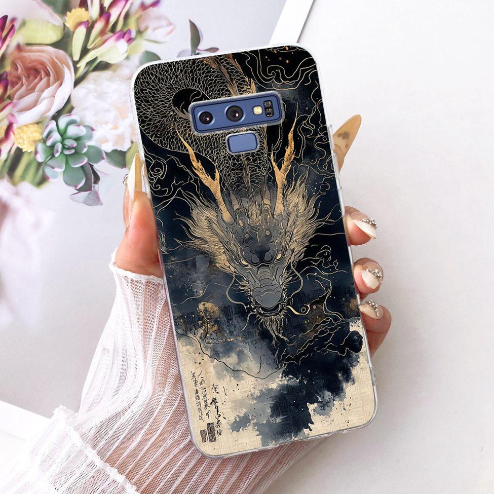 Transparent Cover For Samsung Note9 Case Cute Fashion Butterfly Funny Painted Casing For Samsung Galaxy Note9 SM-N960F SM-N9600