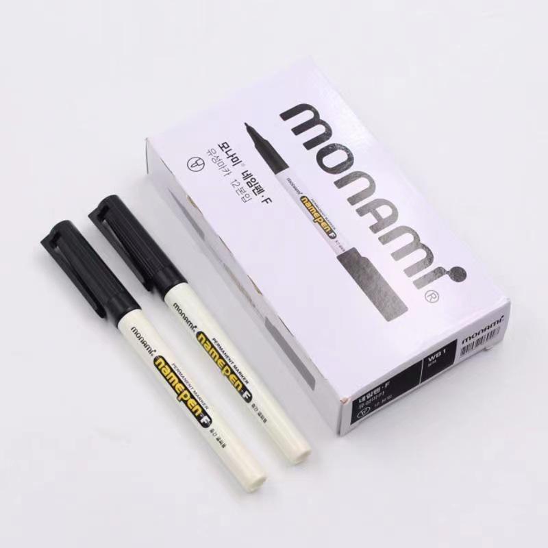 Munami Korean Monami Permanent Oil-Based Marker 04002 NAME PEN.F чёрный