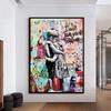 Banksy Wall Art You Forever Inspired Art Graffiti Abstract Canvas Painting Street Pop Poster Printing Modern Home Decoration