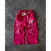 Pantaloni Foderati in Pile Ricamato - Streetwear Casual per Giovani