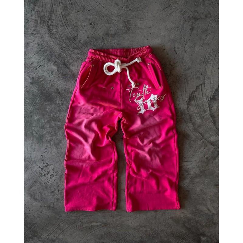Pantaloni Foderati in Pile Ricamato - Streetwear Casual per Giovani