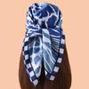 1PC Women's Spot Print Thin Satin Silk-Like Square Scarf Bohemian Casual Neck Wrap Lightweight Comfortable Spring Daily