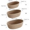 3 STK Baumwollseil Aufbewahrungskorb Gewebt Nordisch Oval Organizer Behälter Körbe Dekorative Desktop Aufbewahrungsboxen für Kleidung Bücher Handtücher Kosmetik