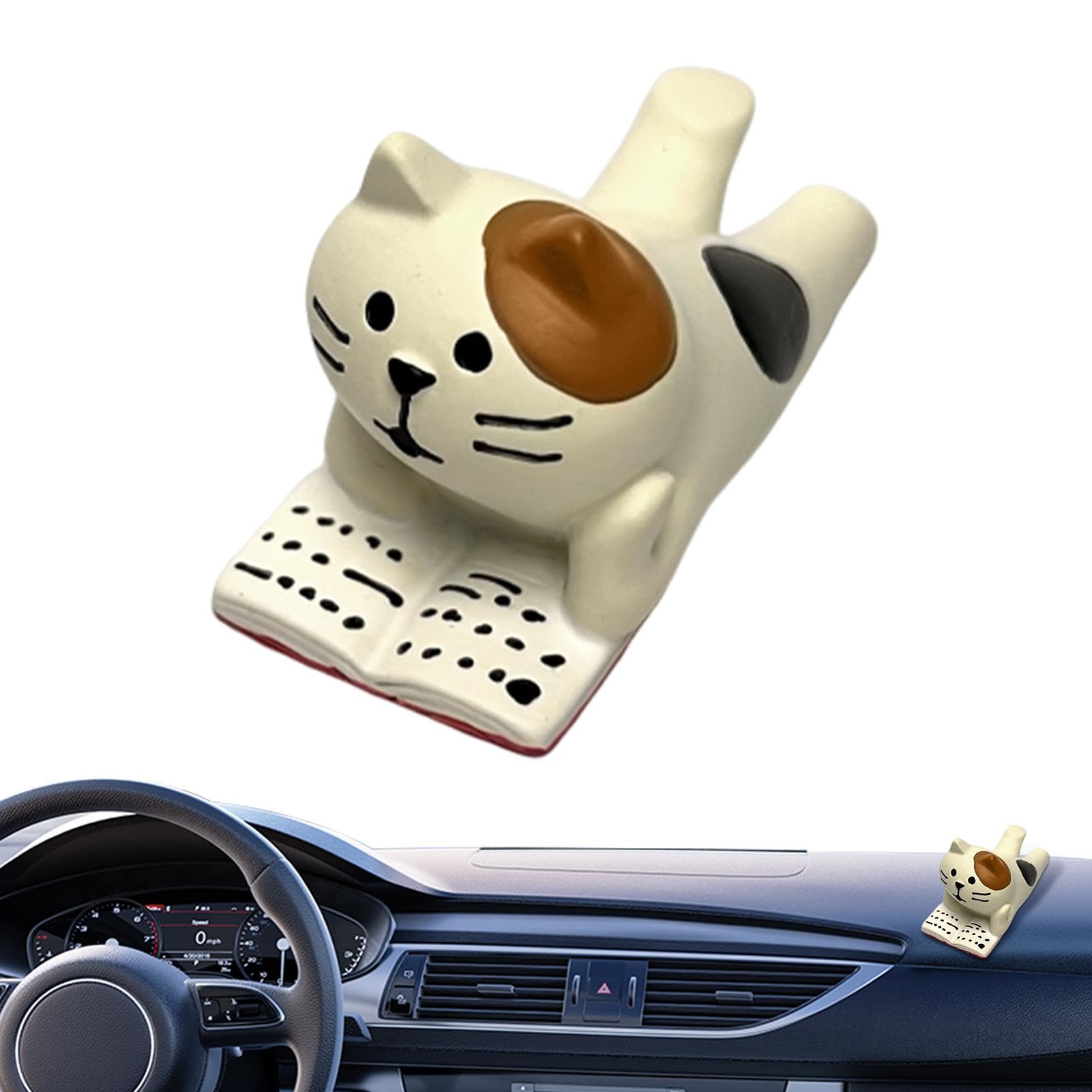 

Cat Figure Car Decoration, Dashboard Cat Car Decoration - Vista Print Resin Cat Figurine Please refer to the description