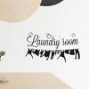 Removable Wall Sticker Waterproof Transferable Clothes Letters Print Decals Laundry Wall Stickers