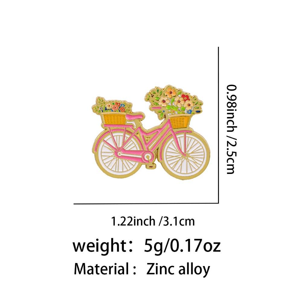 Zinc Alloy Flower Brooches Sunflower Design Lapel Badges Elegant Enamel Pin  Briefcase Decoration C