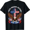 250. Jahrestag USA Glaube Freiheit 4. Juli Patriotisches T-Shirt